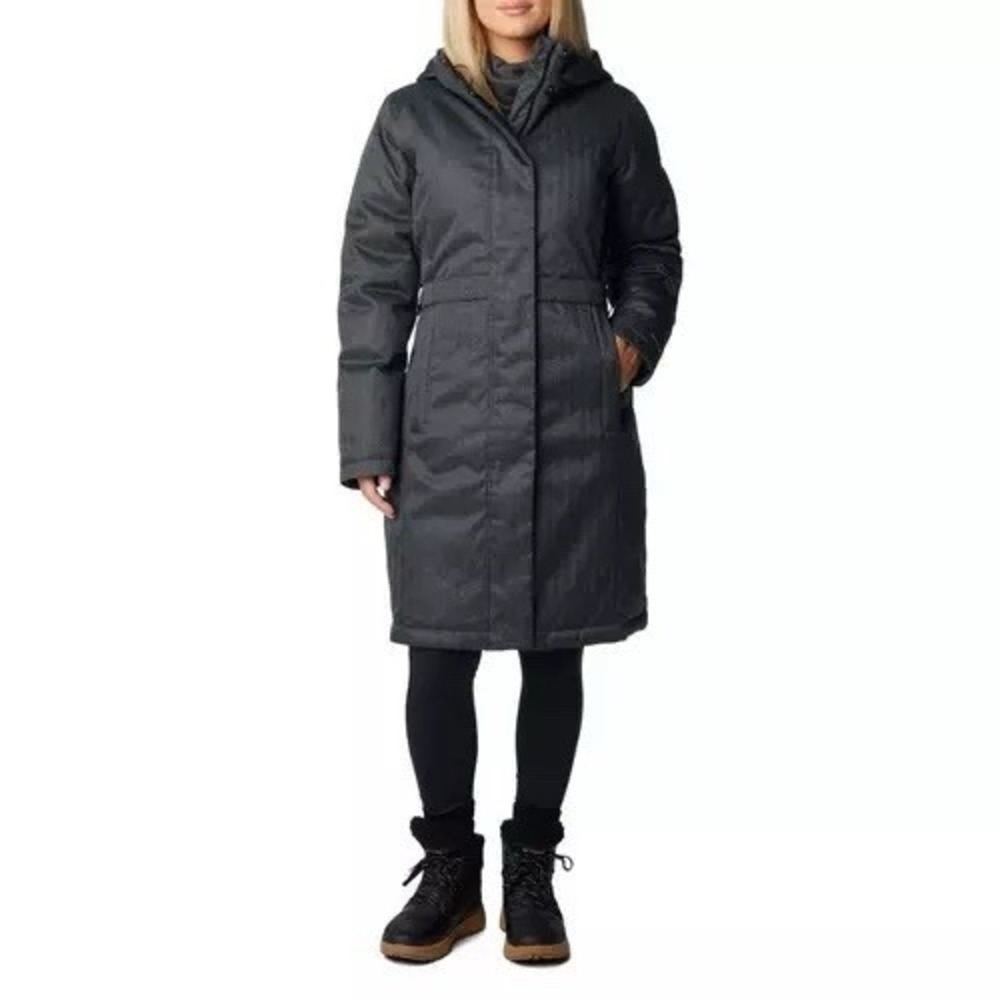 Women's Gray Hooded Coat